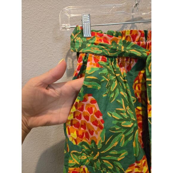 FARM Rio Women's Pineapple Print Shorts XS Multicolor Summer Casual - Picture 3 of 8